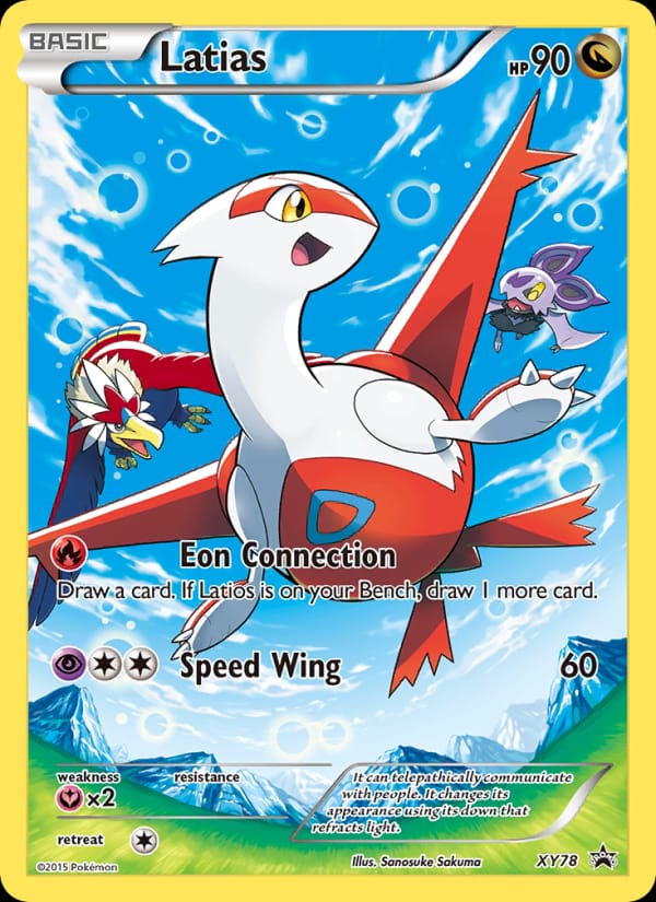 Latias #XY78, XY Black Star Promos