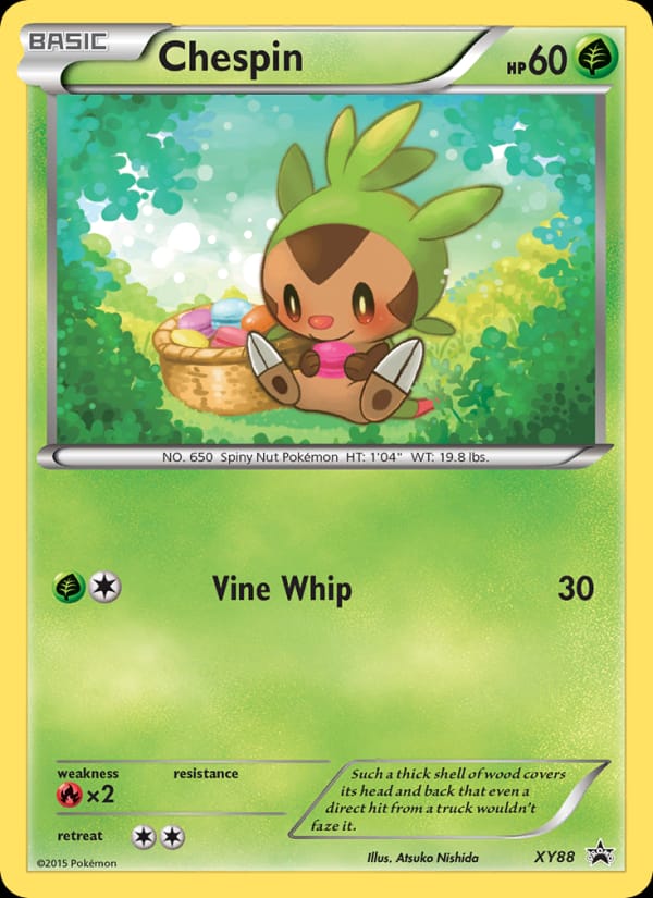 Chespin #XY88, XY Black Star Promos