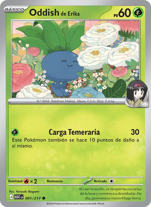 Erika's Oddish (Spanish (Mexico))