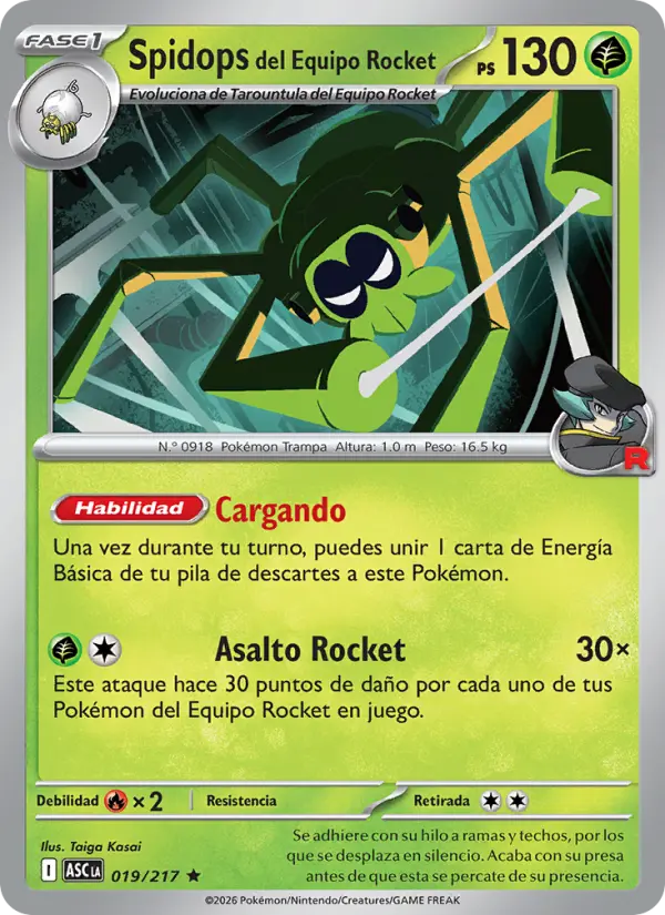 Team Rocket's Spidops (Spanish (Mexico))