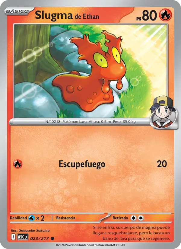 Ethan's Slugma (Spanish (Mexico))