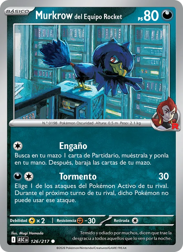 Murkrow del Equipo Rocket