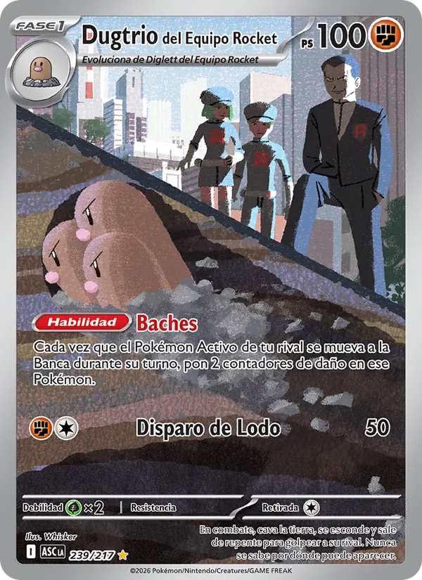 Dugtrio del Equipo Rocket