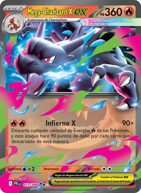 Mega Charizard X ex (Spanish (Mexico))