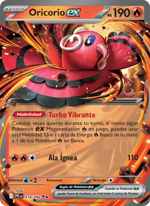 Oricorio ex (Spanish (Mexico))