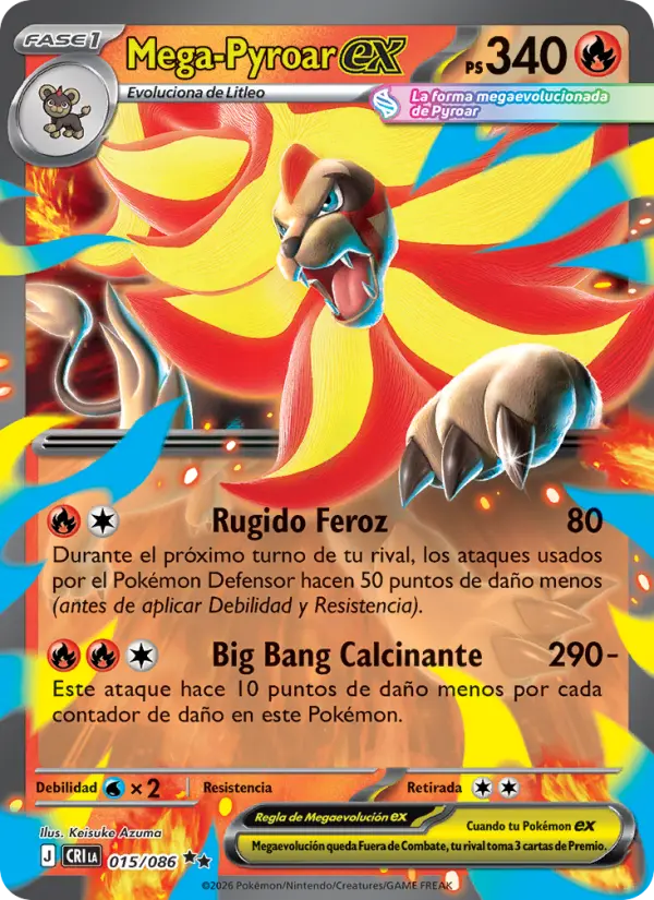 Mega Pyroar ex (Spanish (Mexico))