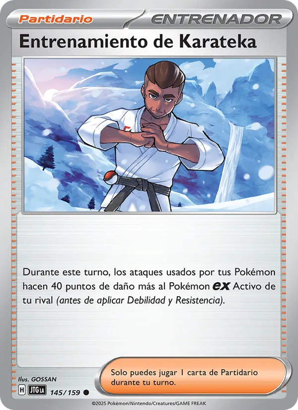 Entrenamiento de Karateka