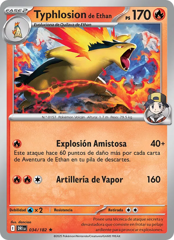 Typhlosion de Ethan