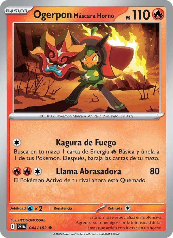 Ogerpon Máscara Horno