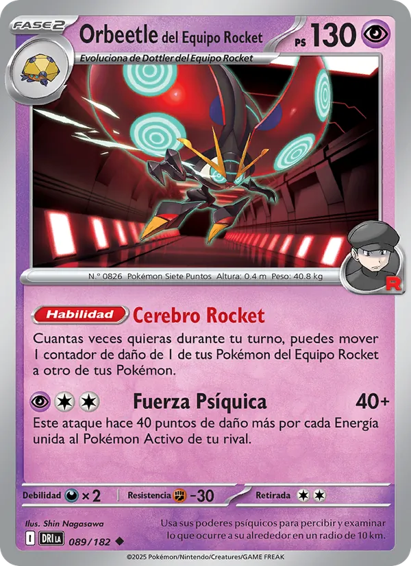 Team Rocket's Orbeetle - 089/182