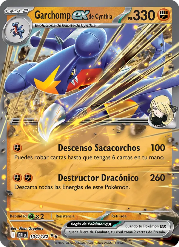 Garchomp ex de Cynthia