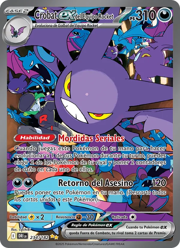 Crobat ex del Equipo Rocket