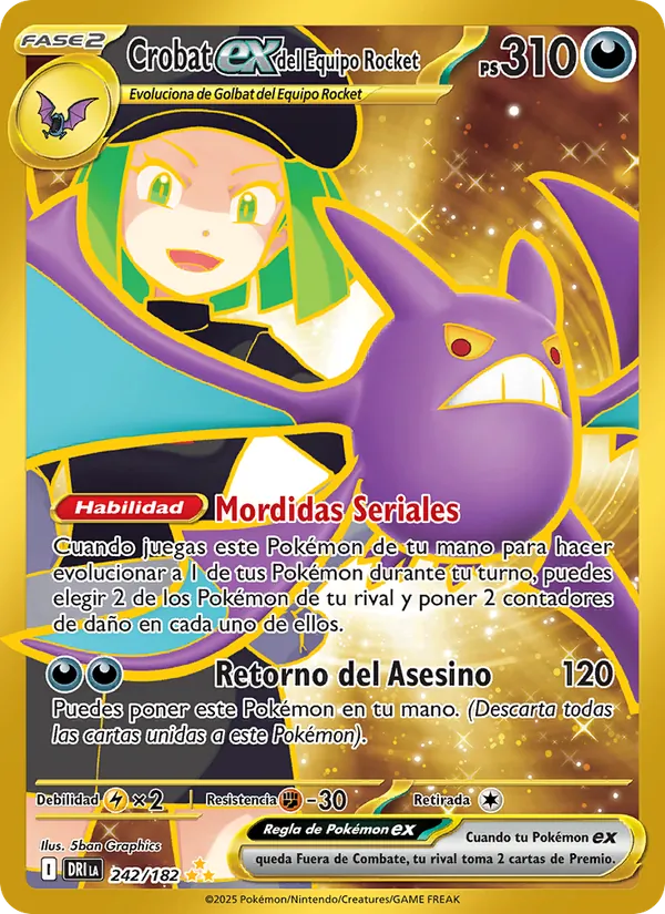 Crobat ex del Equipo Rocket