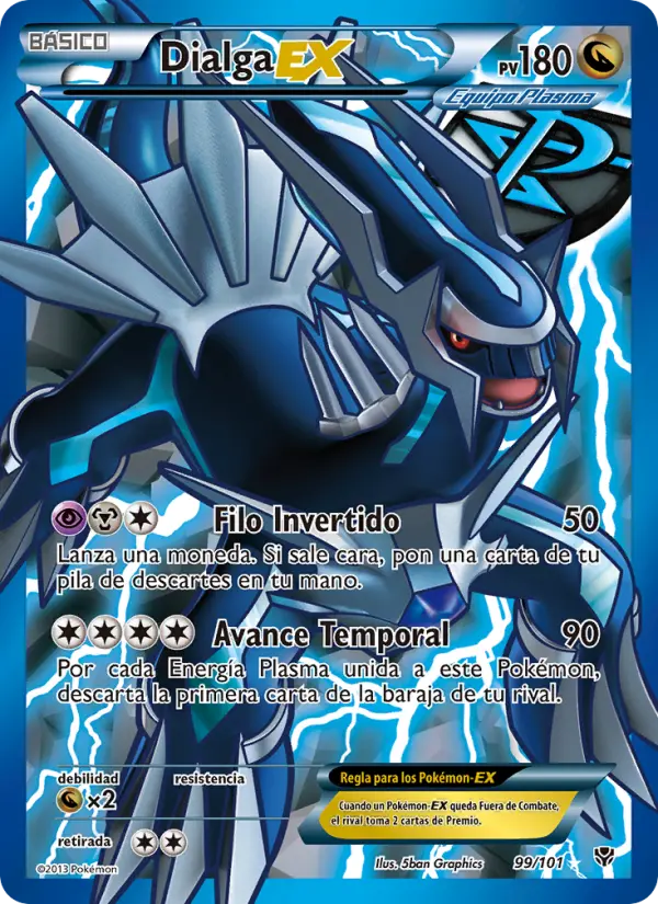 Reference scan of Dialga-EX 99/101