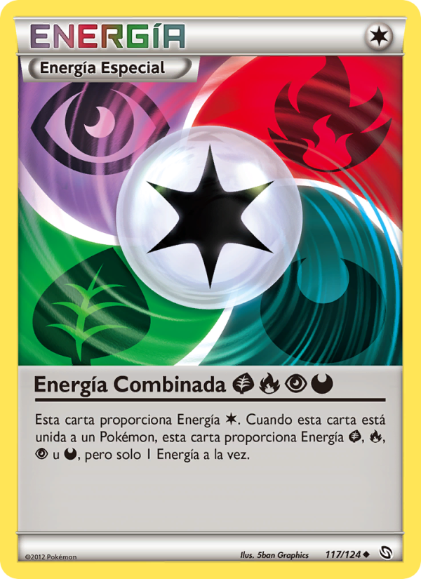 Energía Combinada GrassFirePsychicDarkness