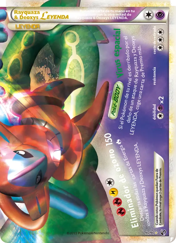 Rayquaza & Deoxys LEGEND (Spanish)