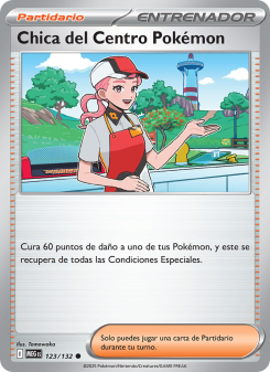 Chica del Centro Pokémon