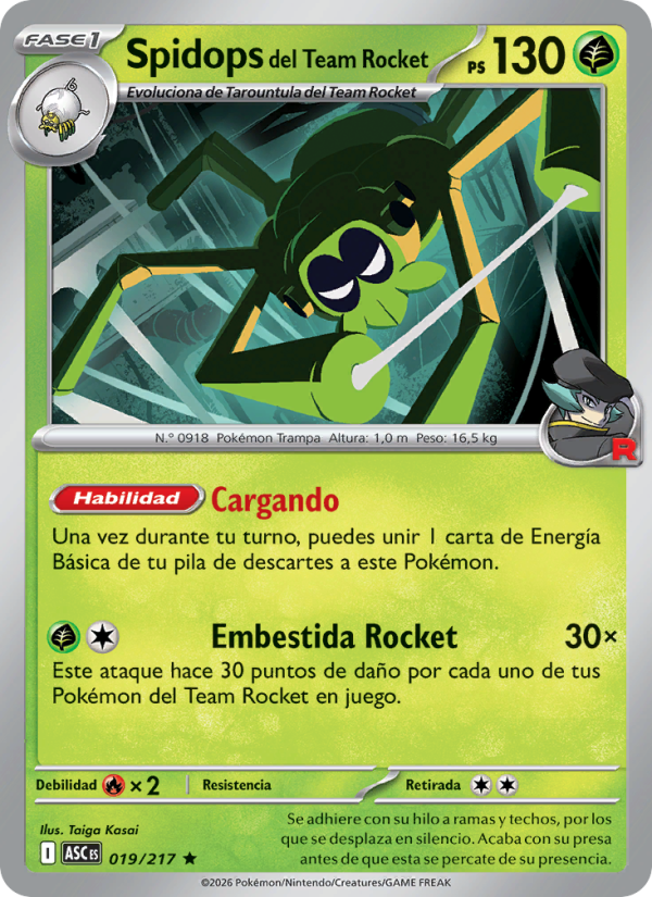Spidops del Team Rocket