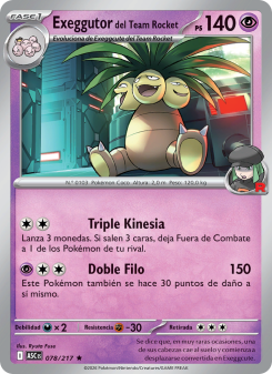 Exeggutor del Team Rocket