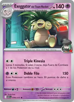 Exeggutor del Team Rocket