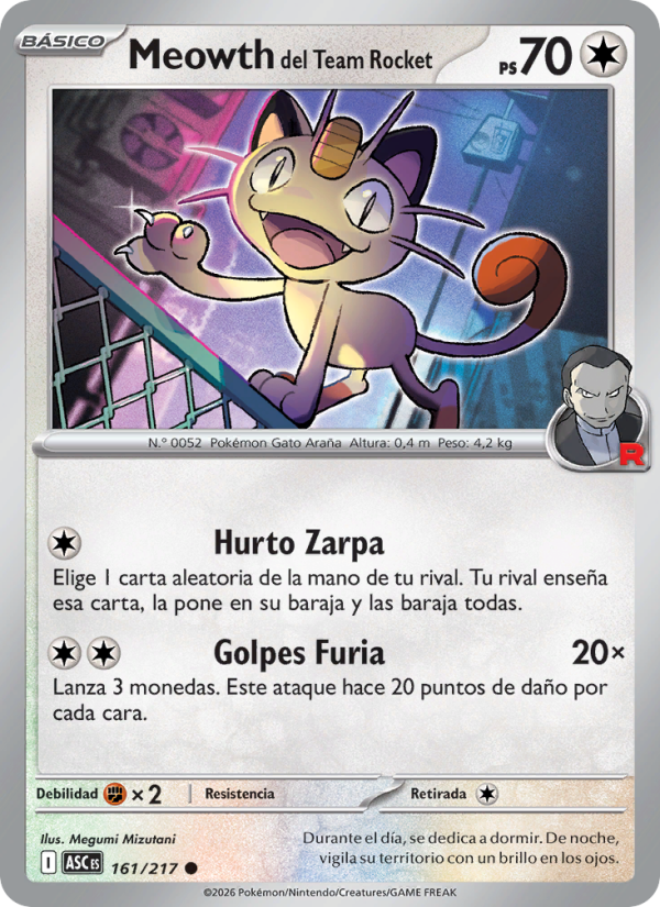 Meowth del Team Rocket from Héroes Ascendentes