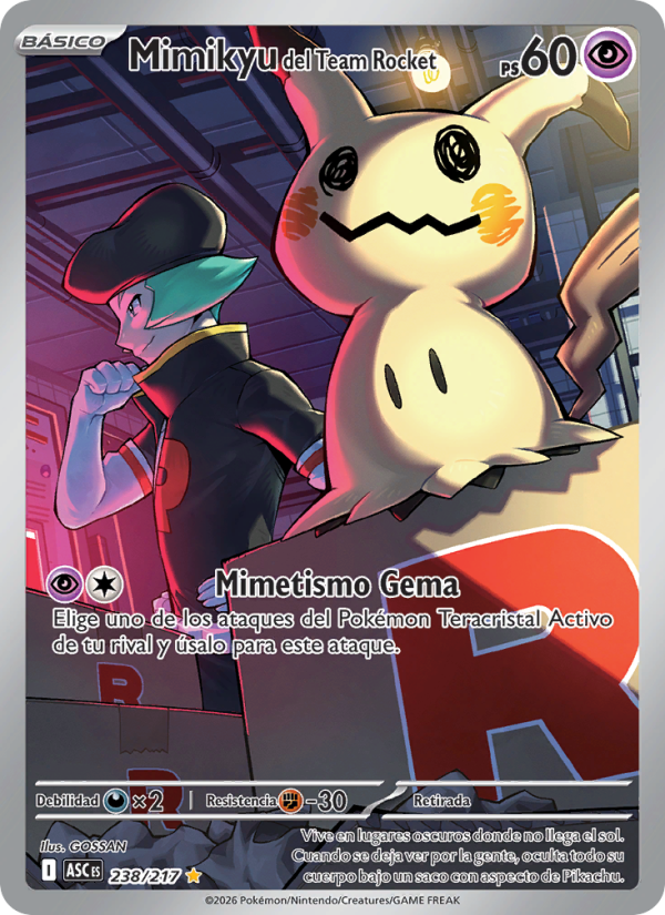Mimikyu del Team Rocket