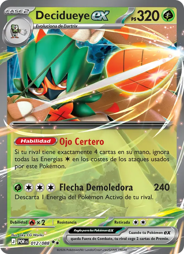Decidueye ex (Spanish)