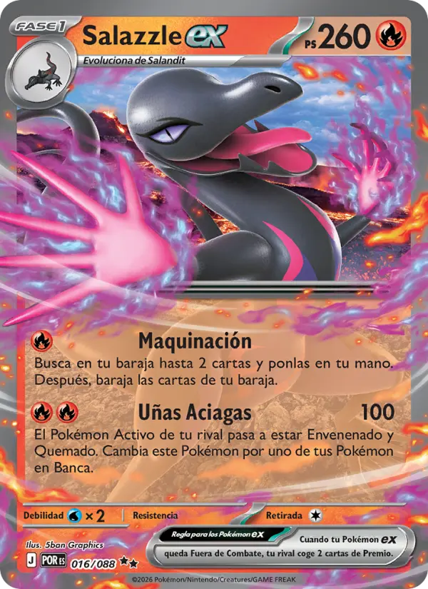 Salazzle ex (Spanish)