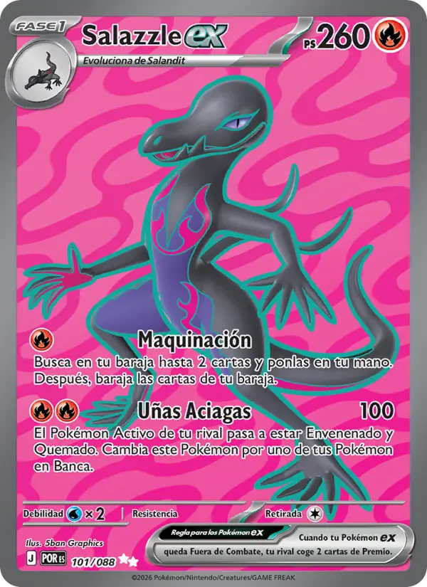 Salazzle ex (Spanish)