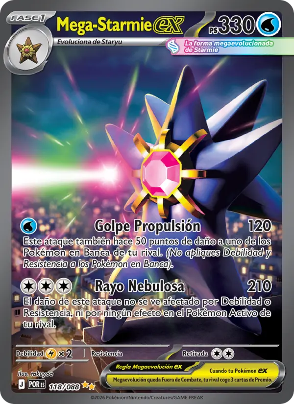 Mega Starmie ex (Spanish)