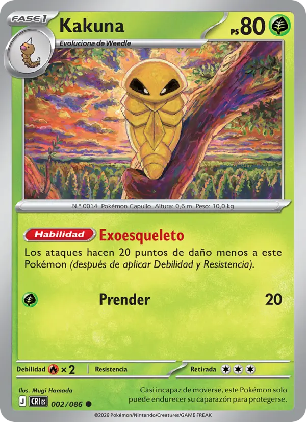 Kakuna Pokemon card