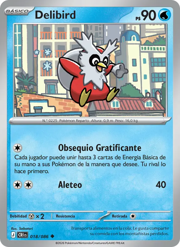 Delibird Pokemon card