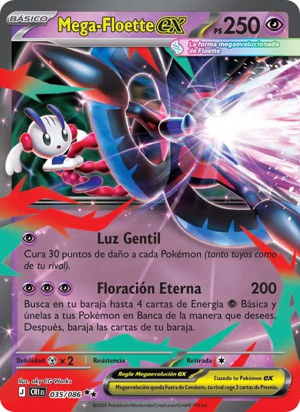 Mega-Floette ex Pokemon card