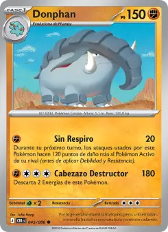 Carta Donphan (Caos Creciente)