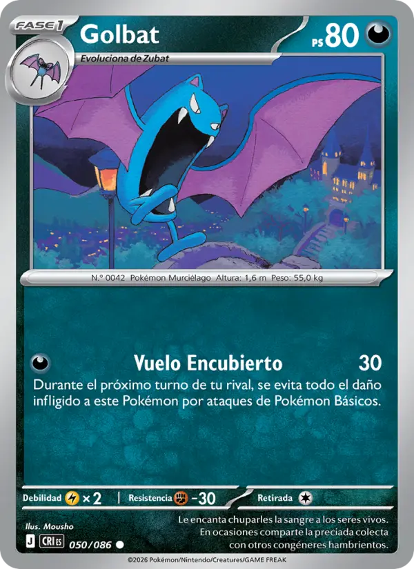 Golbat Pokemon card