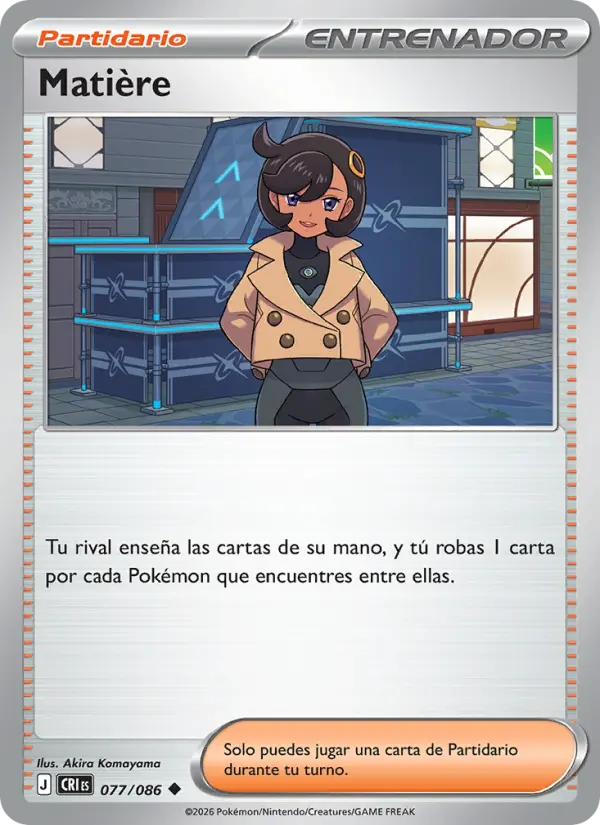 Matière Pokemon card