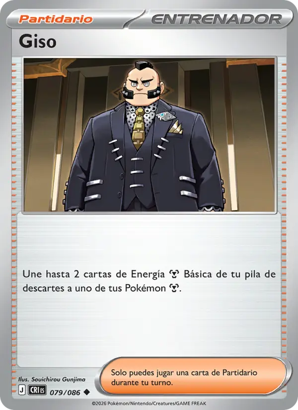 Giso Pokemon card