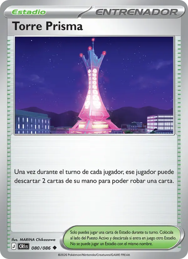 Torre Prisma Pokemon card
