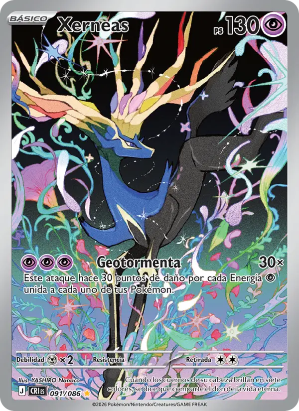Xerneas Pokemon card