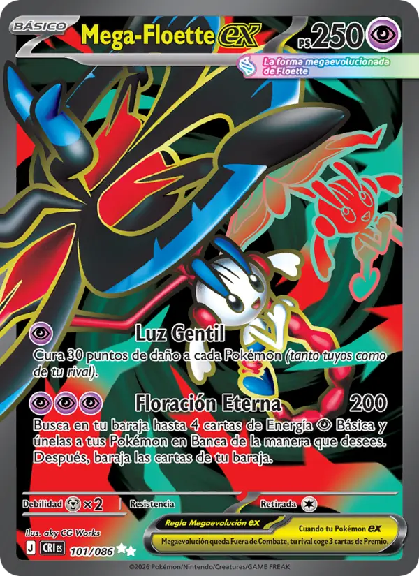Mega-Floette ex Pokemon card