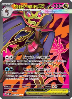 Carta Mega-Dragalge ex (Caos Creciente)