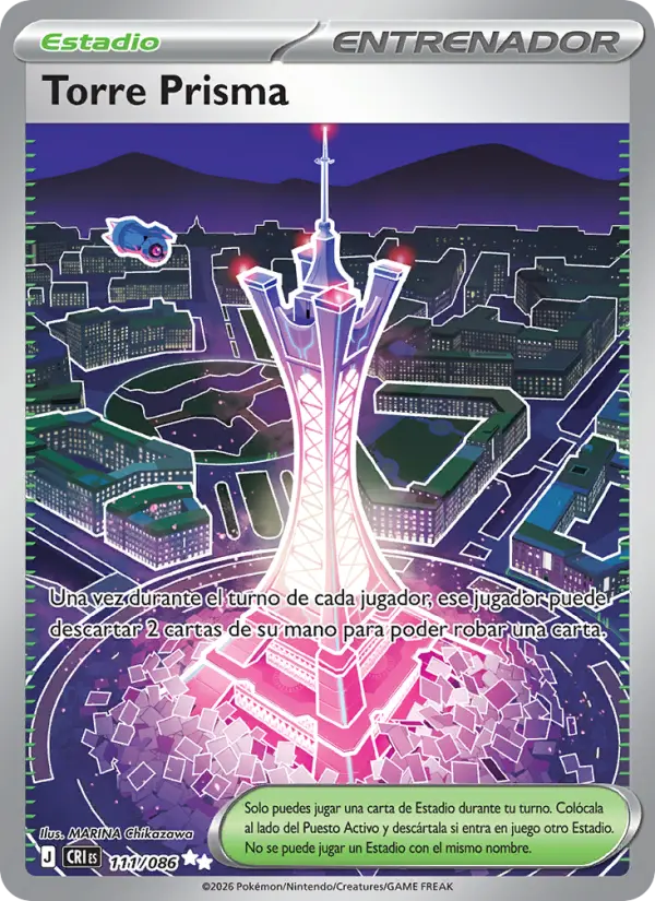 Torre Prisma Pokemon card