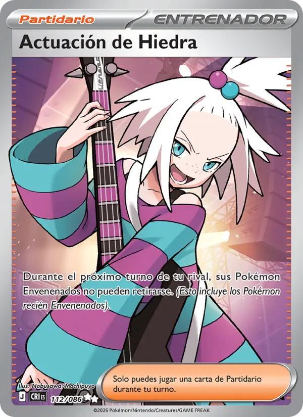 Actuación de Hiedra Pokemon card