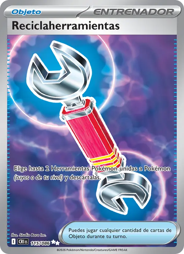 Reciclaherramientas Pokemon card
