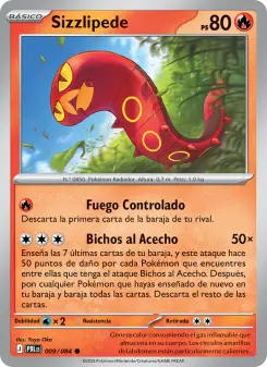 Carta Sizzlipede (Oscuridad Absoluta)
