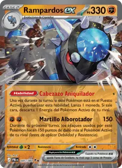 Carta Rampardos ex (Oscuridad Absoluta)