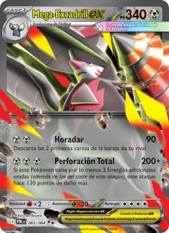 Carta Mega-Excadrill ex (Oscuridad Absoluta)