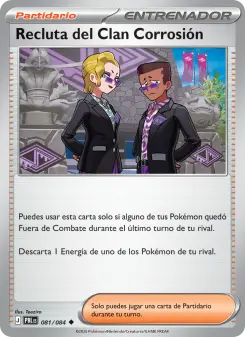 Carta Recluta del Clan Corrosión (Oscuridad Absoluta)