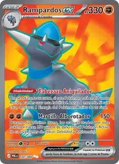 Carta Rampardos ex (Oscuridad Absoluta)