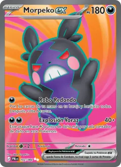 Carta Morpeko ex (Oscuridad Absoluta)
